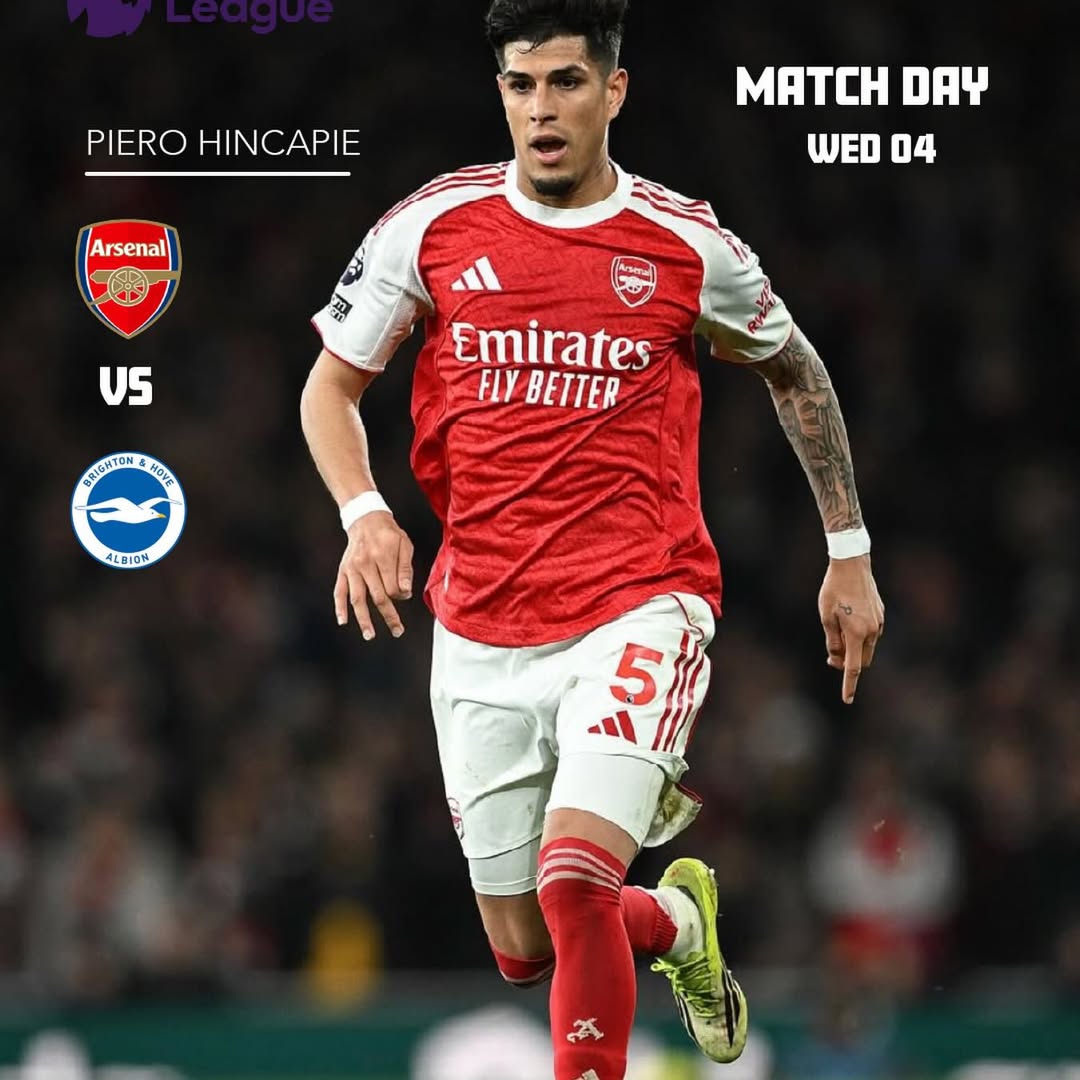 Match Day: Piero Hincapié